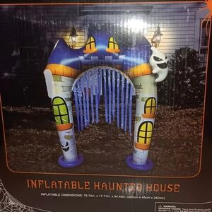 Inflatable Haunted House Archway with Ghosts Free Gift To Cover Shipping Fee